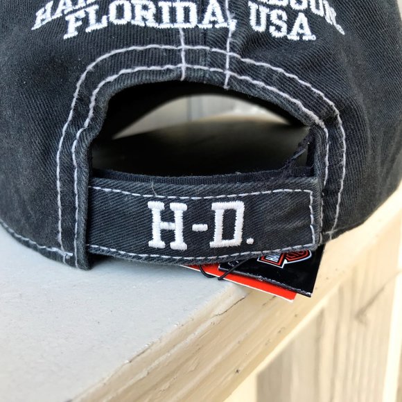 HD Harley Davidson Winged Engine 1903 Baseball Hat - Picture 7 of 12